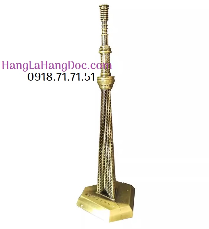 Mô hình tháp truyền hình quan sát Tokyo Skytree cao 19cm