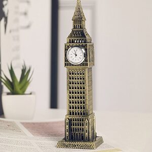 Mô hình trang trí tháp đồng hồ Big Ben cao 23cm