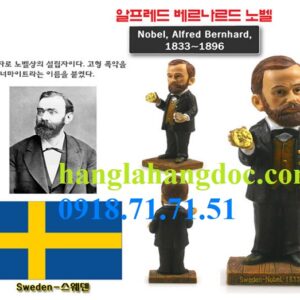 Mô hình tượng 3D trang trí nhà khoa học Alfred Bernhard Nobel, Thụy Diển