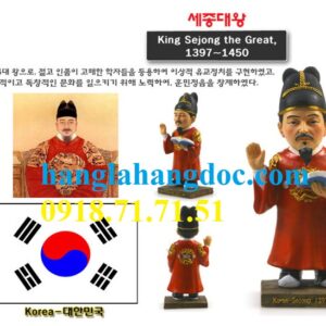 Mô hình vua Sejong (Lý thế tông hoàng đế) Hàn Quốc