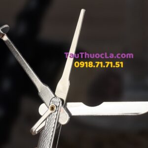 Móc khóa cây vệ sinh tẩu kim loại 4 in 1