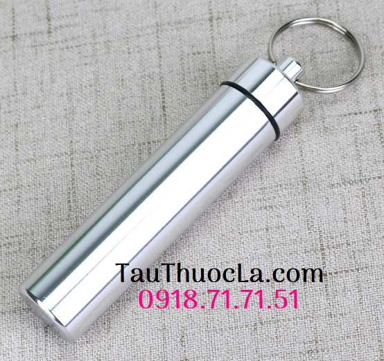 Móc khóa ống tẩu điếu (17x78mm) OT-78 inox tiện dụng