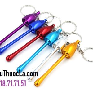 Móc khóa tẩu mini kim loại hình nấm độc lạ