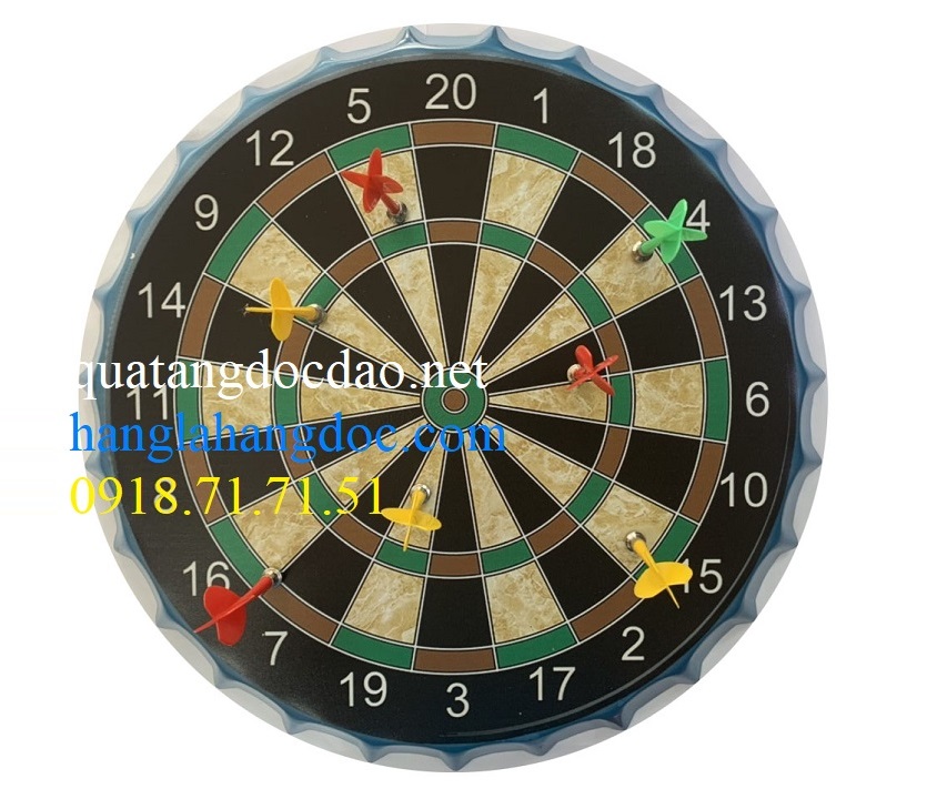 Nắp chai bia 42cm tích hợp trò chơi phóng phi tiêu nam châm MS01