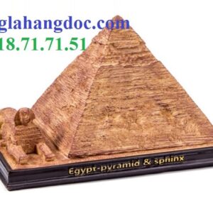 Nhân sư & kim tự tháp Ai Cập 3D thu nhỏ, trang trí độc đáo