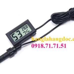 Nhiệt ẩm kế điện tử có đầu dò dài 2m chính xác & tiện lợi
