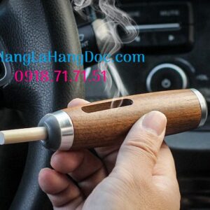Ống gạt tàn gỗ óc chó 3 cỡ điếu P-66