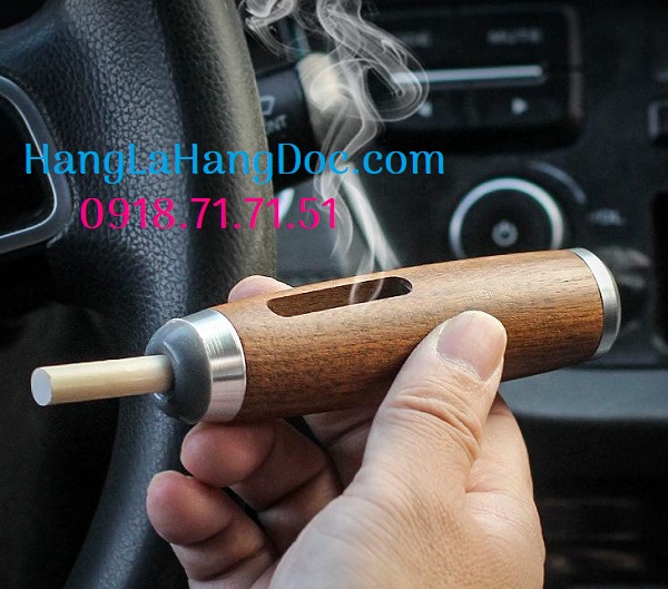 Ống gạt tàn gỗ óc chó 3 cỡ điếu P-66