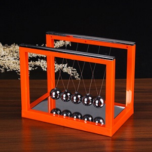 Quả lắc Newton đế kính sang trọng NK2 (16×8.5×11.5cm)