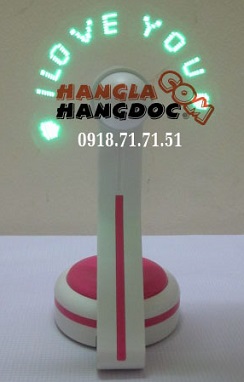 Quạt tạo chữ để bàn led fan new USB