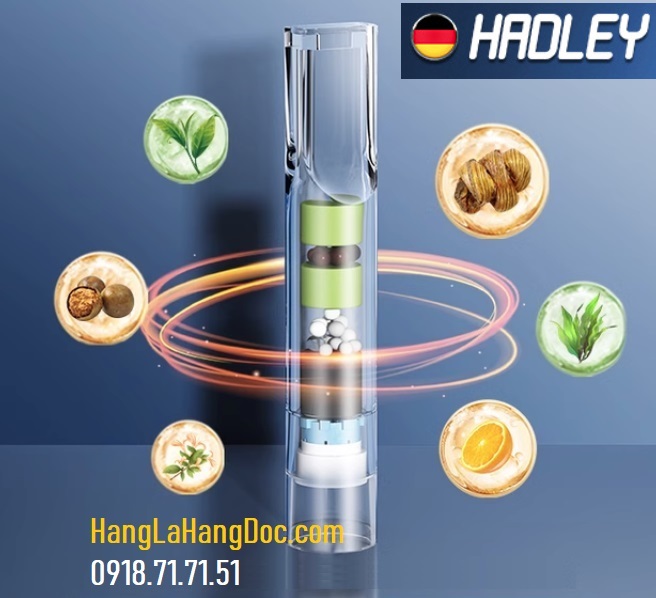 Tẩu Đức 6 lõi lọc Hadley 1601 khử độc hiệu quả cho điếu lớn