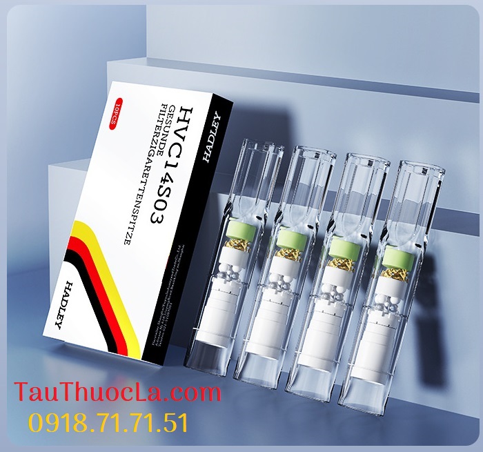 Tẩu Đức HVC14s03 Hadley 5 lớp lọc 14 thành phần 3 cỡ điếu