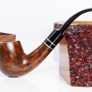 Tẩu Sherlock Holmes MX-062 gỗ thạch nam kiểu cong cổ điển