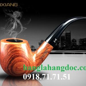 Tẩu Sherlock Holmes gỗ cẩm lai đỏ CL-201 vân gỗ dọc