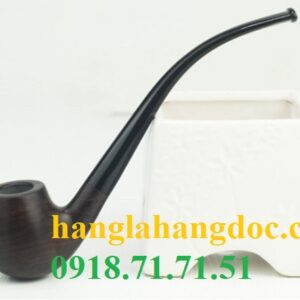 Tẩu Sherlock Holmes gỗ mun thân dài Z360-3 trơn & hoa văn