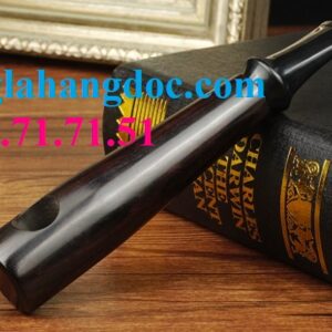 Tẩu cigar pipe gỗ mun thân thẳng MU-092 phong cách trẻ trung