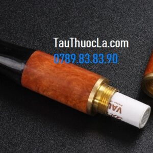Tẩu gỗ thạch nam, cán Yak (điếu lớn & esse) lõi than hoạt tính DL-827b