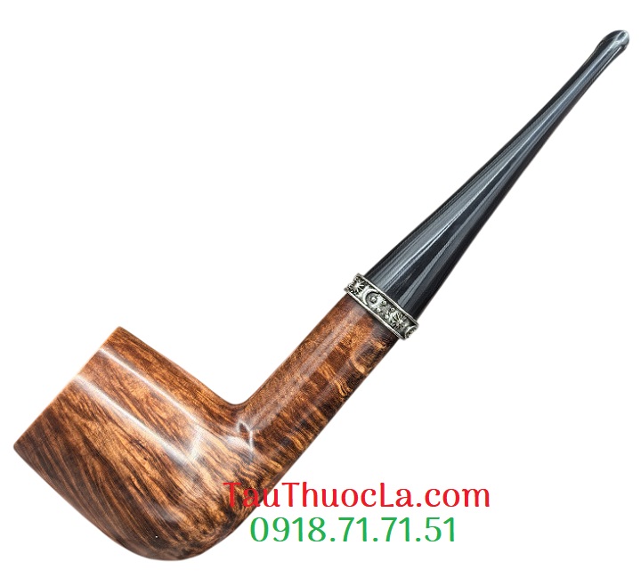 Tẩu hút thuốc lá sợi YU-226 cán thẳng gỗ thạch nam