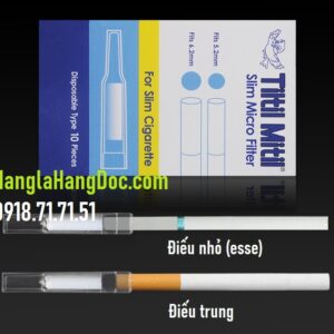 Tẩu lọc Nhật Bản Tiltil Mitil 2 in 1 hút điếu trung và nhỏ (esse)