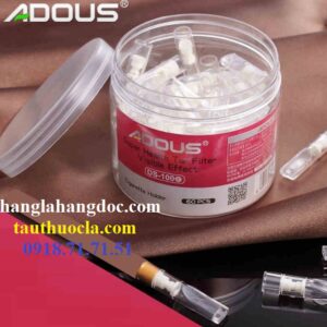 Tẩu lọc khói thuốc lá Adous DS-100 cho điếu lớn (60 đầu/ hộp)