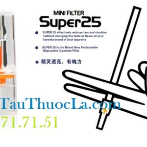 Tẩu lọc khói thuốc lá Nhật Bản Super 25 cao cấp