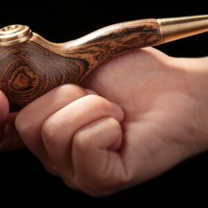 Tẩu pipe NC-12  hút thuốc lá điếu và sợi; gỗ mun/ đàn hương đỏ