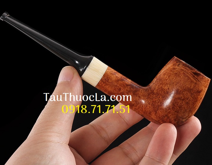 Tẩu pipe cán thẳng SS-8808 kiểu billiard kinh điển
