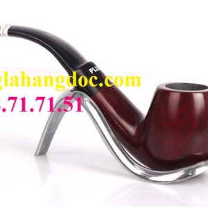 Tẩu pipe gỗ đàn hương đỏ kiểu Bent Apple mini DH-623