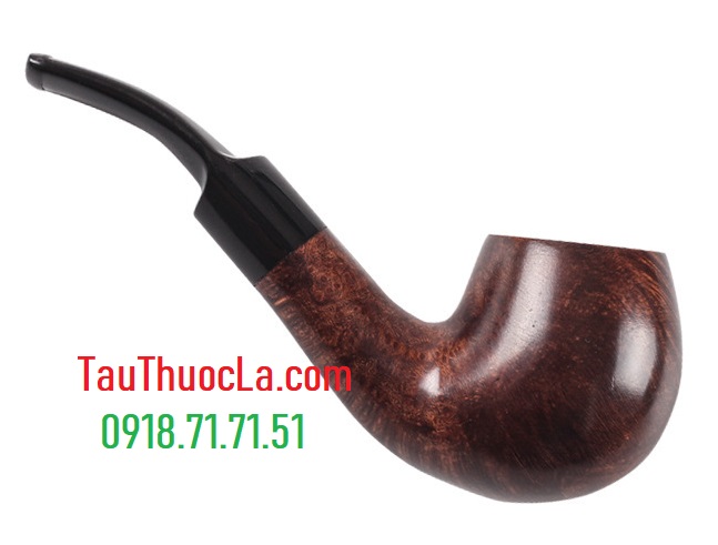 Tẩu pipe gỗ thạch nam P-623 kiểu bent apple mini