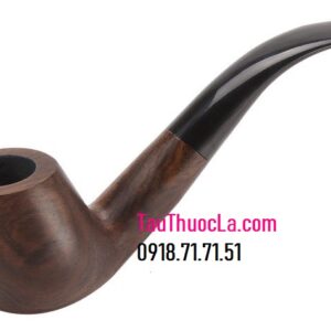 Tẩu pipe hút thuốc lá sợi bằng gỗ mun mini MU-1306