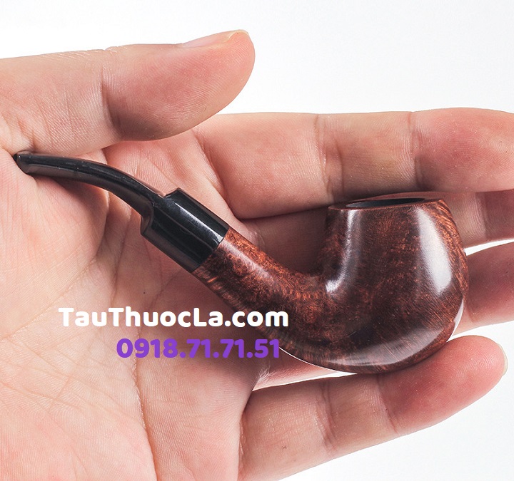 Tẩu pipe mini S-620 gỗ thạch nam hút thuốc lá sợi