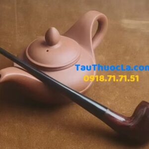 Tẩu pipe mini gỗ thạch nam cán dài cối nhỏ TN-82