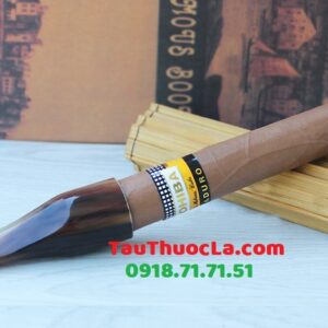 Tẩu sừng bò Yak Tây Tạng CIYA-6 bắt tóp xì gà (cigar)