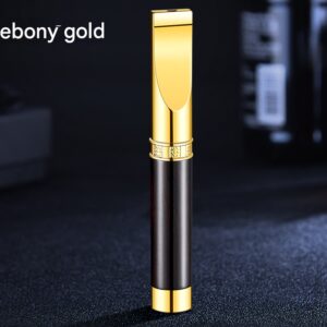 Tẩu thuốc lõi đồng 4 cỡ điếu Wosda WSD-105 gỗ tự nhiên hoa văn Hoàng Gia
