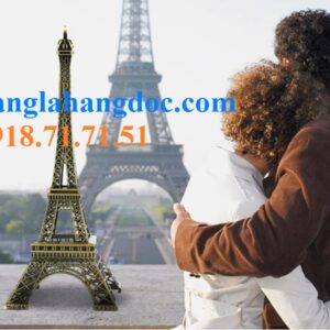 Tháp Eiffel kim loại thu nhỏ cao 61cm (cỡ đại)