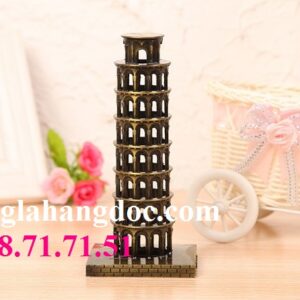 Tháp nghiêng Pisa cao 20cm trang trí độc đáo