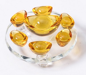 Thất tinh trận đồ thỏi vàng (10cm) cầu tài lộc, trừ tà & cải vận