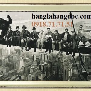 Tranh sắt 30x40cm trang trí cổ điển cho quán bar cafe