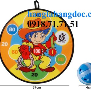 Trò chơi ném phi tiêu bóng gai dính, cỡ lớn 37cm