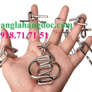 Trò chơi trí tuệ tháo lắp vòng sắt bộ 8 món (Iron puzzle set of 8)