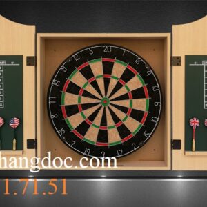 Tủ phi tiêu treo tường nguyên bộ gỗ bạch đàn tự nhiên cao cấp