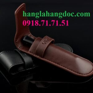 Túi da bò cao cấp Yiyo đựng tẩu hút thuốc lá điếu cao cấp