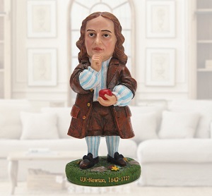 Tượng Isaac Newton, nhà vật lý lỗi lạc nhất mọi thời đại (7×6.5×16.5cm)