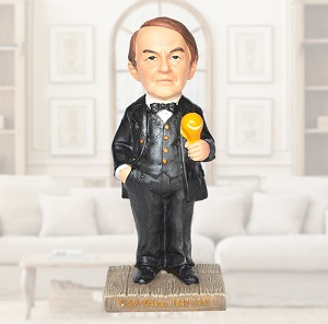 Tượng Thomas Edison, nhà phát minh vĩ đại (7×6.5×16.5cm)