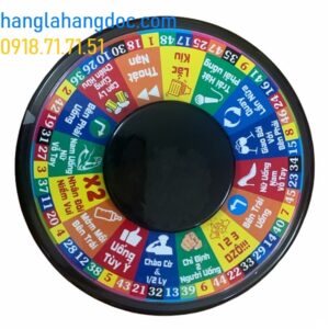 Vòng quay uống bia 16 câu tiếng Việt (cỡ 20cm) phiên bản lõi bạc đạn
