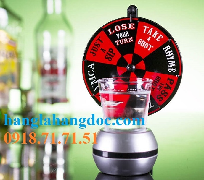 Vòng xoay uống rượu vui nhộn (wheel of shots)