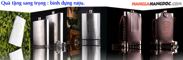Quà tặng sang trọng : bình đựng rượu.