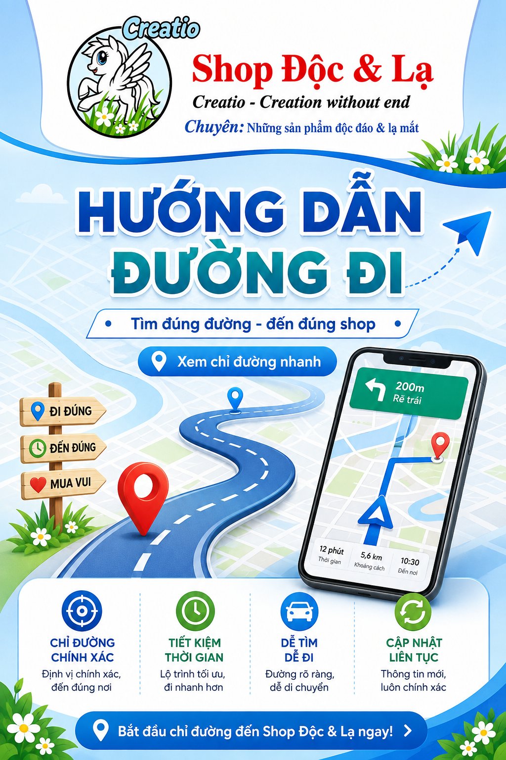 Hướng dẫn đường đi Shop Độc & Lạ