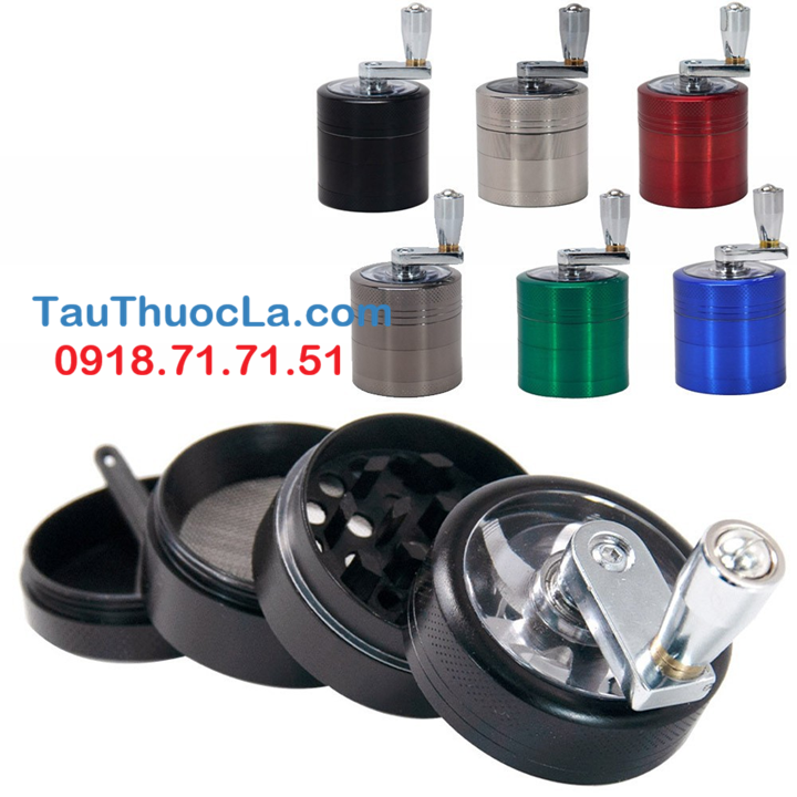 Cối xay thảo dược, thuốc lá sợi có tay cầm đường kính 40mm